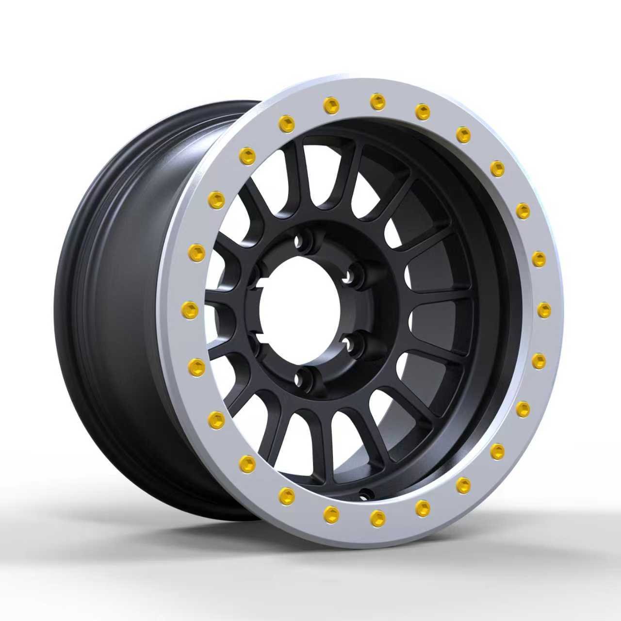 CNWR-BL011FG Custom 16x9.0 Beadlock Off-Road Wheels for 1997 Nissan Patrol GRY60 - Image 1