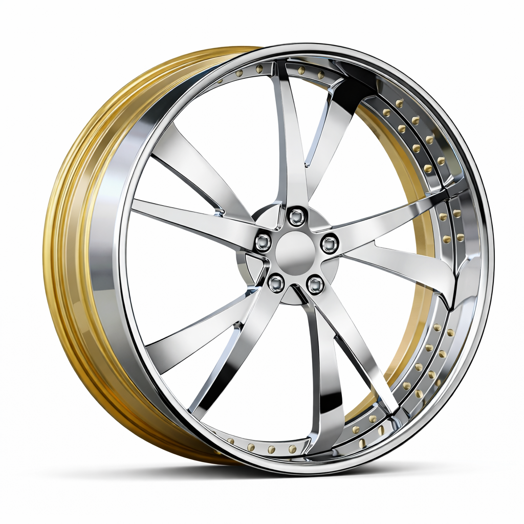 CNWR-FG0103P Custom 24x10 2-Piece Forged Alloy Wheels for 1996 Chevrolet Impala SS - Image 1