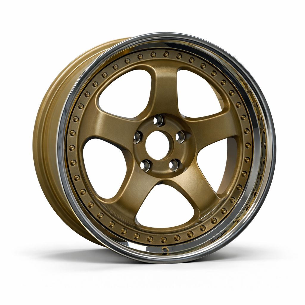 CNWR-HQ0083P-1 Custom Deep Concave 5-Spoke Forged Alloy Wheels for BMW M-Series, Porsche 911, Nissan GT-R & Toyota Supra - Image 1