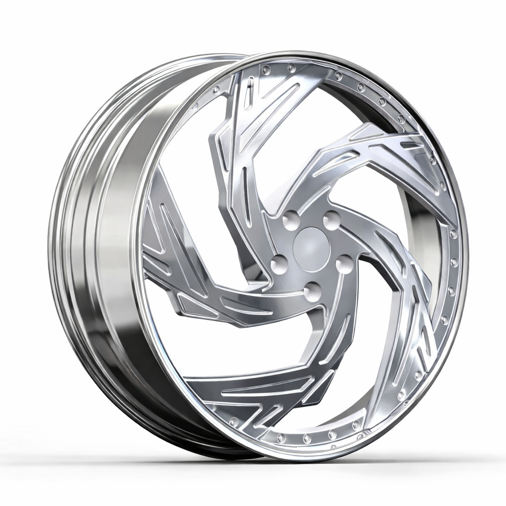 CNWR-PD004A-0 Custom Directional Split 5-Spoke Alloy Wheels for Oldsmobile Cutlass - Image 1