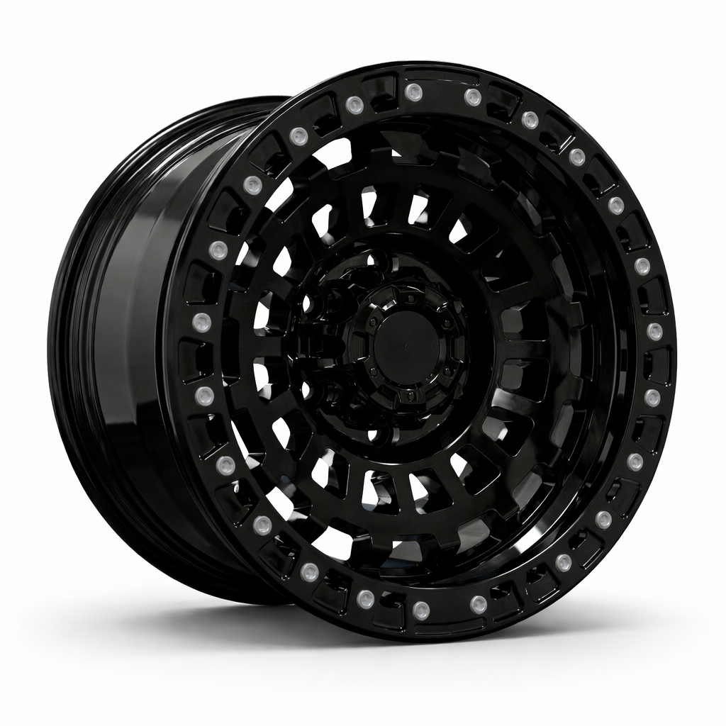 CNWR-FG0251P-1 Custom 17-Inch Gloss Black Off-Road Wheels for 2014 Toyota FJ Cruiser - Image 1